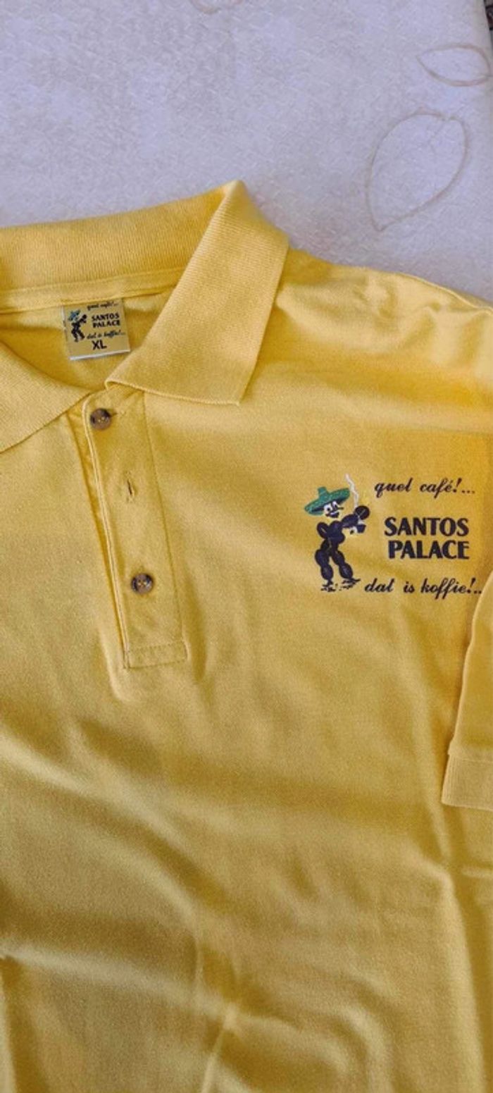 Polo homme jaune Santos palace taille extra large - photo numéro 2