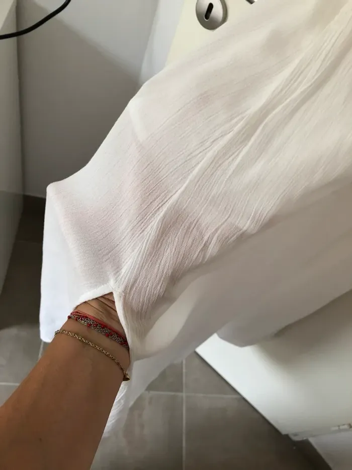 Robe longue blanche IKKS taille 36 - photo numéro 12