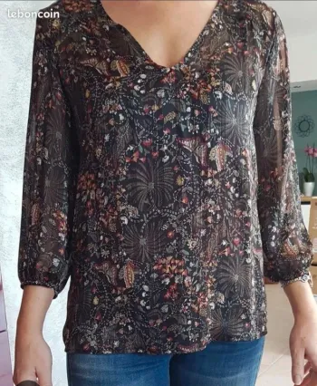 Blouse transparente Etam 34