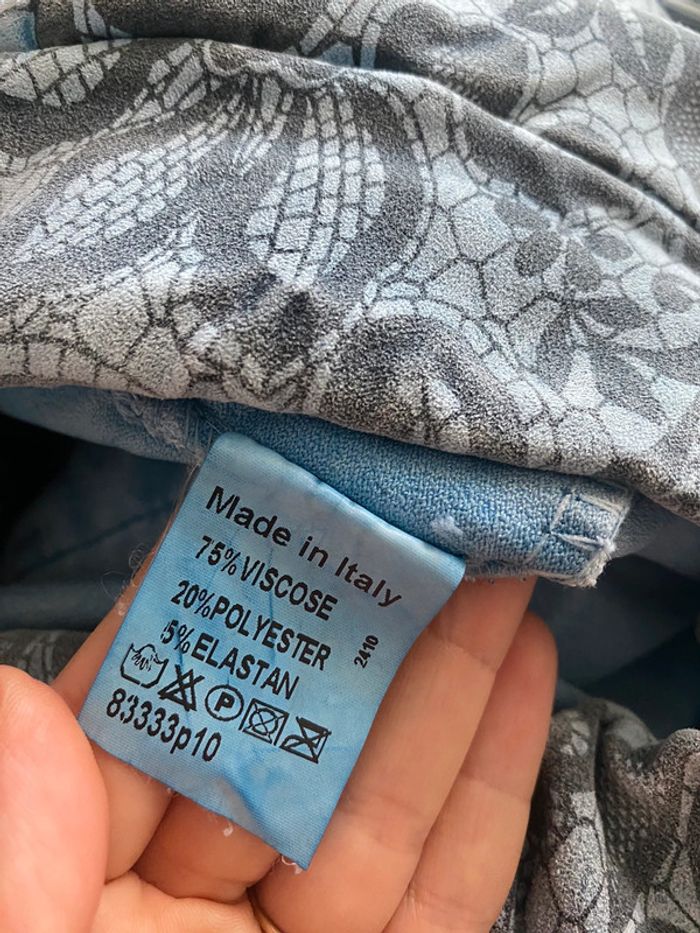 Pantalon à motifs bleu 40/42 - photo numéro 5