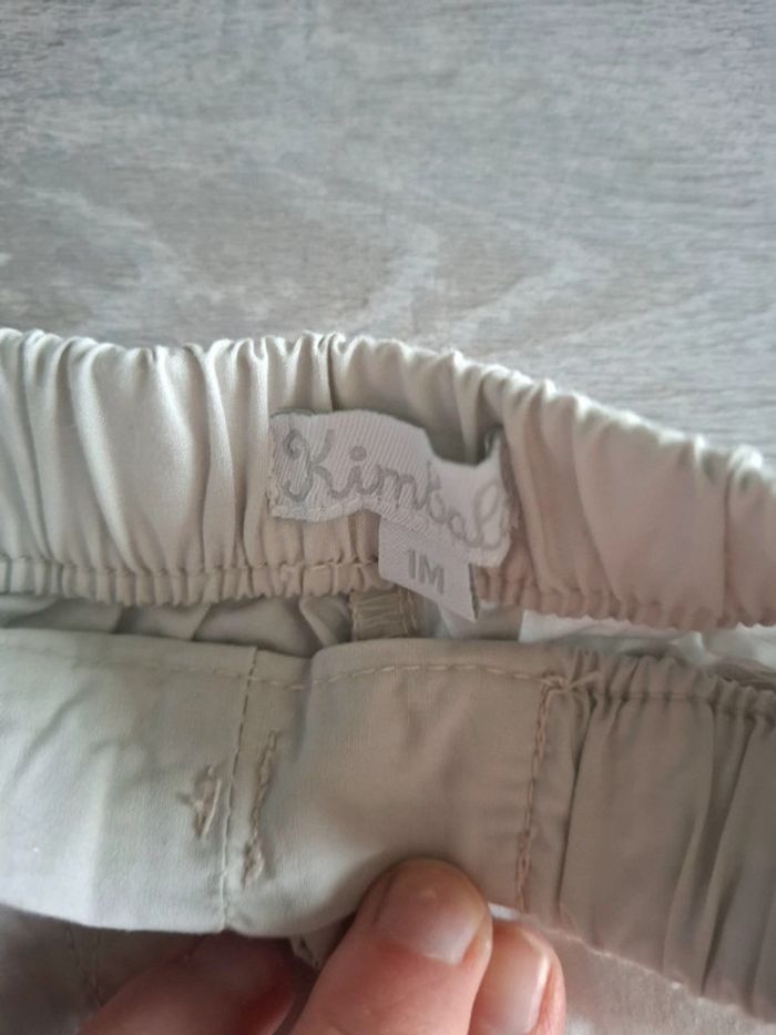 Ensemble bébé 1 mois pantalon et t-shirt - photo numéro 5