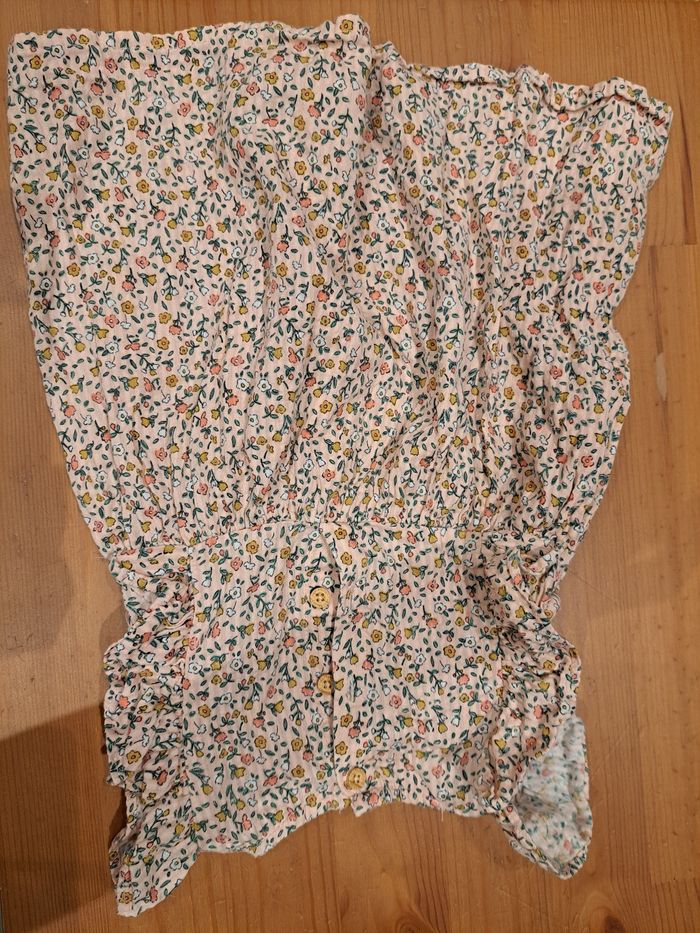 Robe rose à fleur