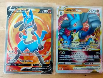 SWSH213 Lucario V et SWSH214 Lucario Vstar
