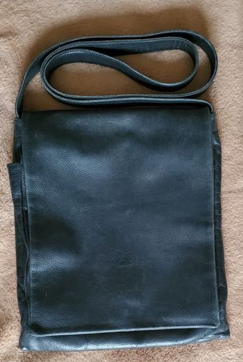 Sac cuir noir Il Bisonte 