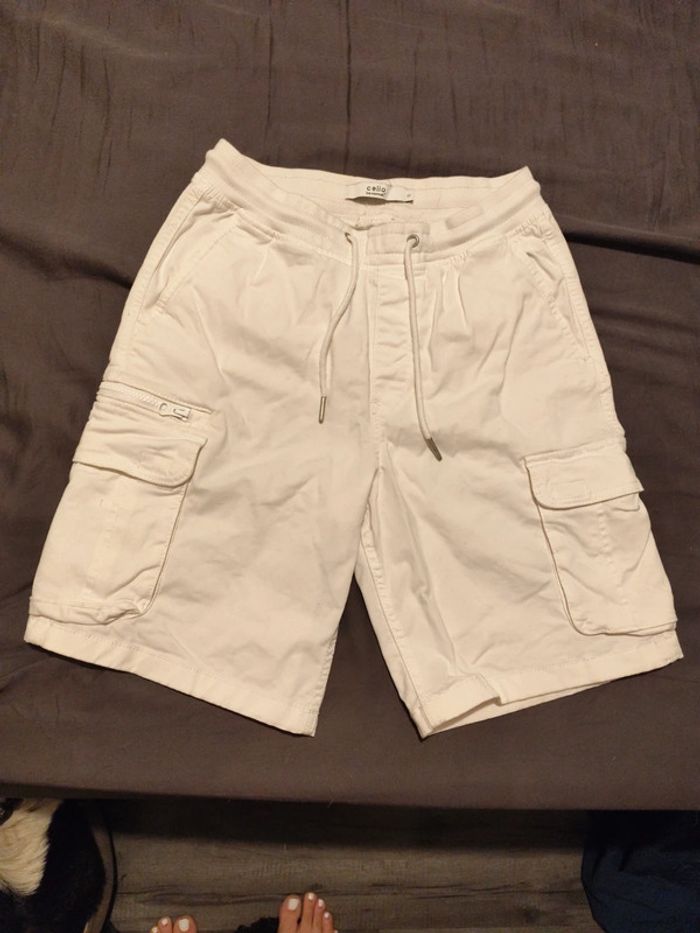 Short blanc Celio taille S