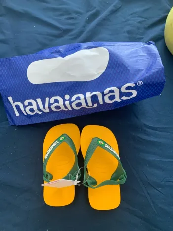 tong bébé garxon Havaianas