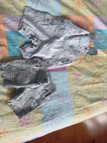 Lot salopette courte et short