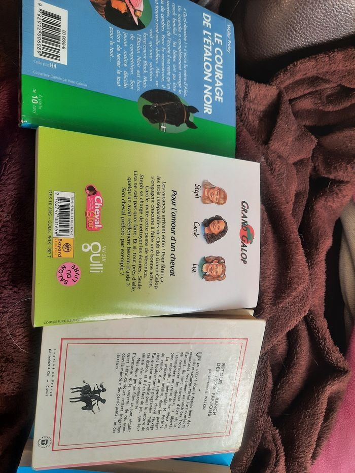 Lot 5 livres cheval grand galop etalon chevaux - photo numéro 4