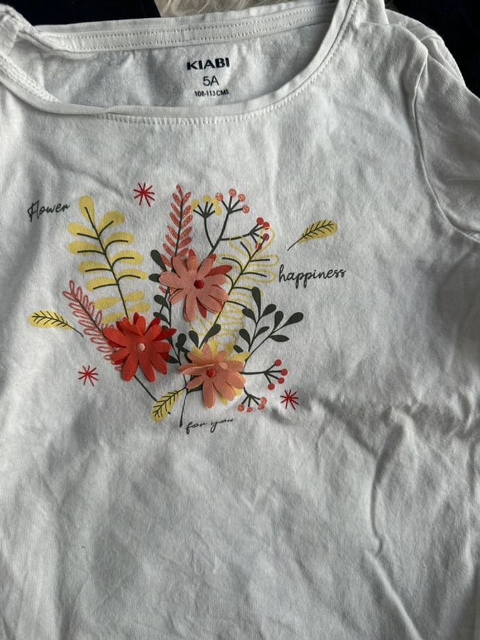 Lot de tee shirt fille 5 ans - photo numéro 4
