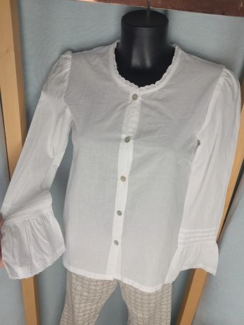 By cat blouse chemise blanche T 36 en tbe