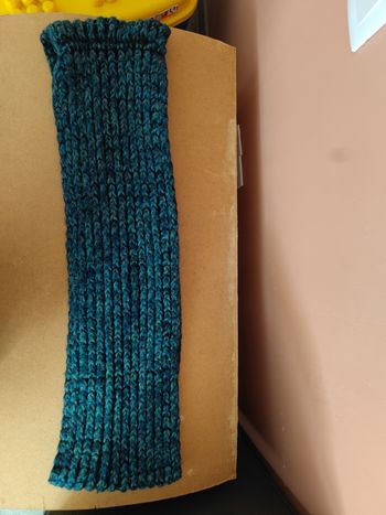 écharpe bleu