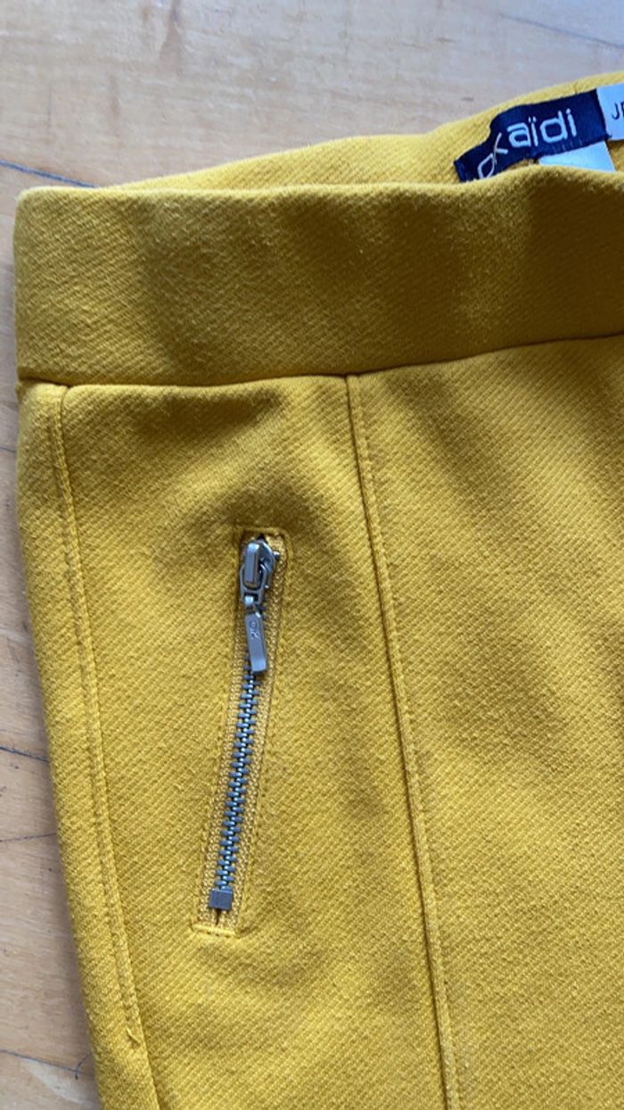 Pantalon moutarde 10 ans okaidi - photo numéro 3