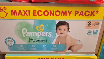 Couches Pampers harmonie tailles 3