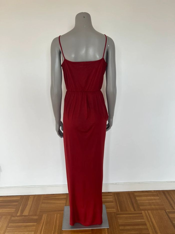 Robe longue terracotta/rouille H&M – Taille M - photo numéro 3
