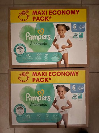 Couches Pampers Harmonie Taille 5 Neuf 