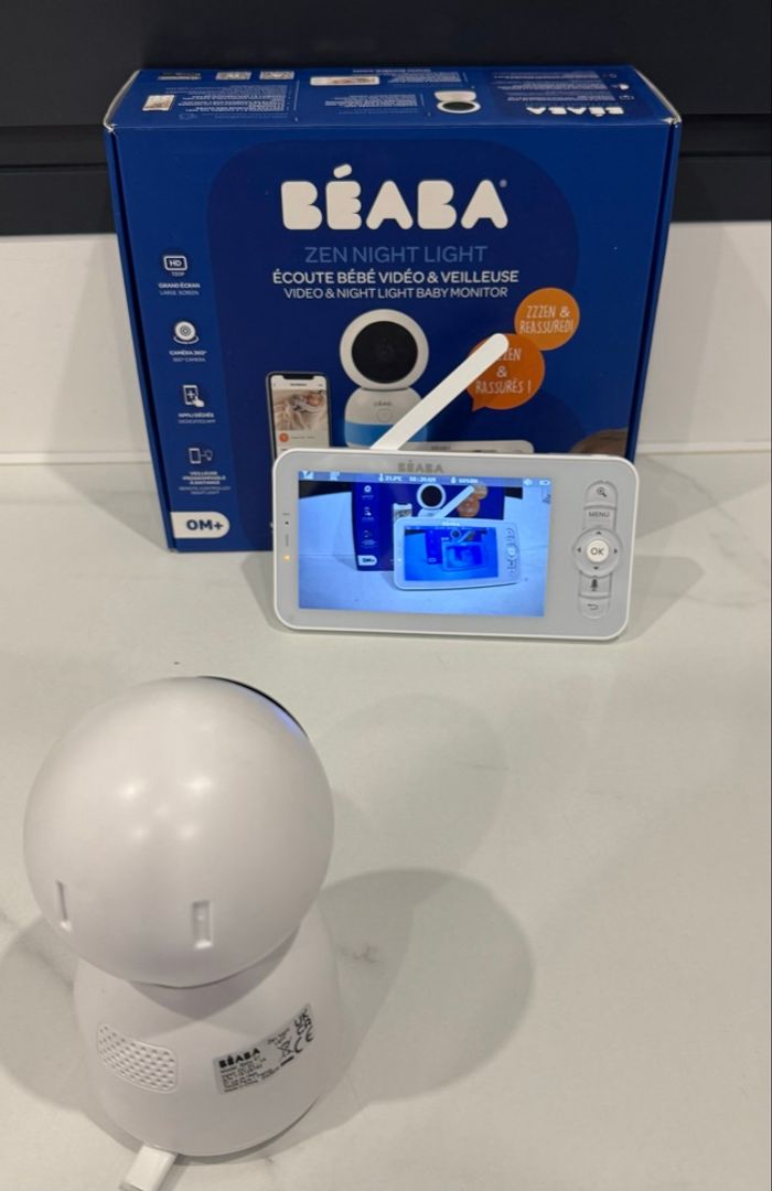BEABA Babyphone écoute-bébé Vidéo Zen Premium night blue. - photo numéro 4