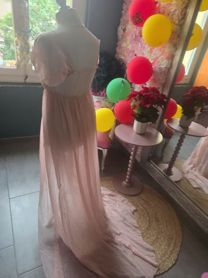 Robe pour shot photos grossesse rose neuf - photo numéro 10