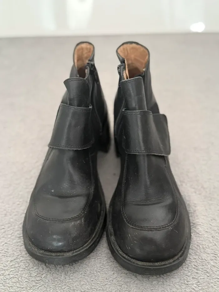 Bottines San Marina noires à scratch – Taille 37 - photo numéro 2