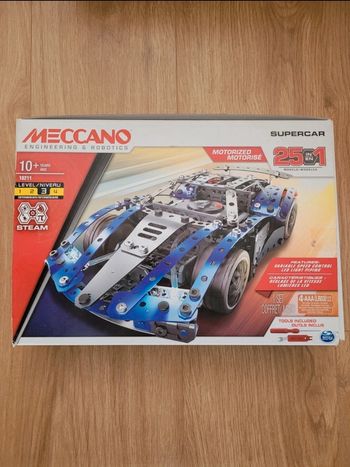 Meccano - Coffret Supercar 25 modèles