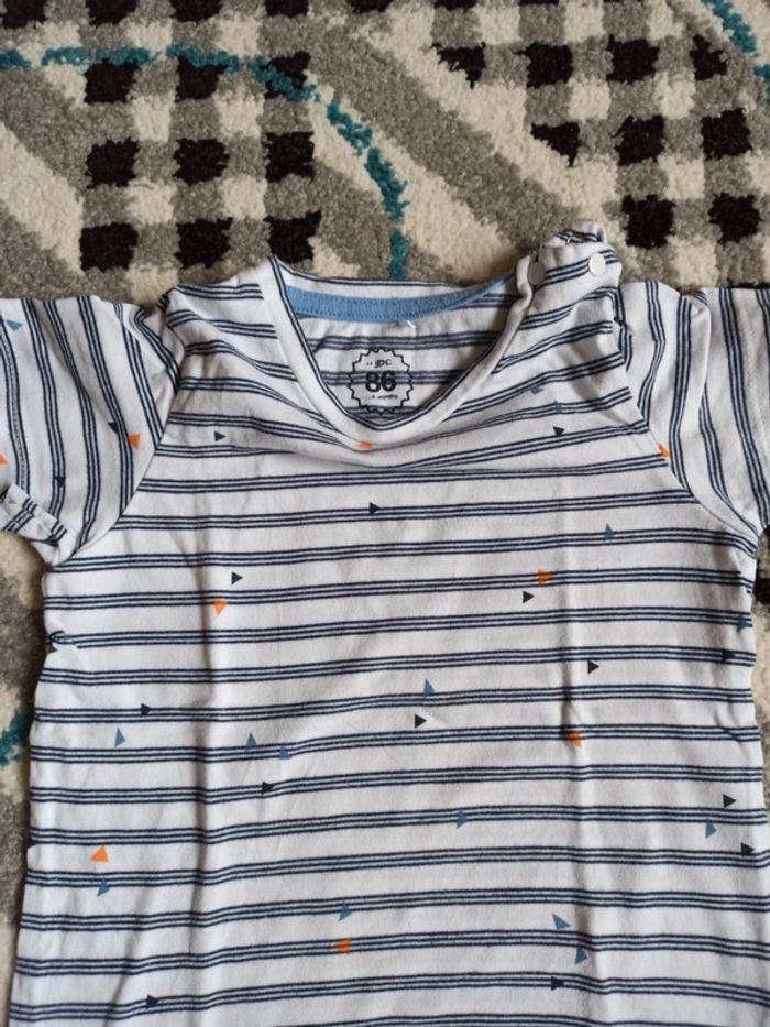 Lot de 2 t-shirts MC - Taille 18 mois - photo numéro 3