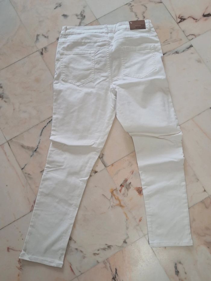 Md'M jean été blanc T.42 neuf - photo numéro 6