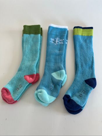 Lot de 3 paires de chaussettes épaisses  19-22