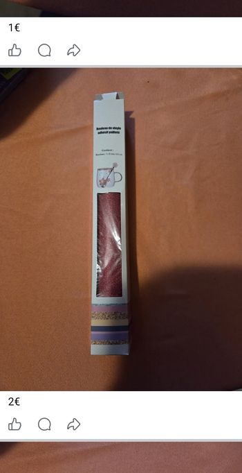 Rouleau de vinyle rouge