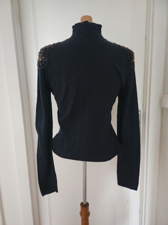 Pull col cheminé laine - photo numéro 4