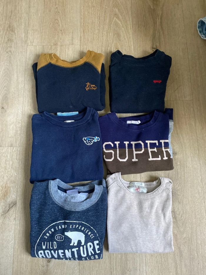 Lot de 6 sweat