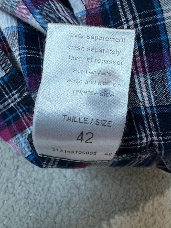 Chemise à carreaux Burton of London Taille 42 - photo numéro 5
