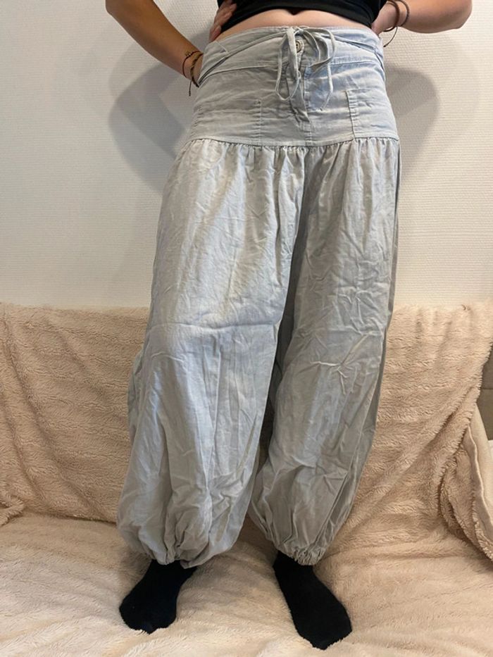 Pantalon gris sarouel - photo numéro 2