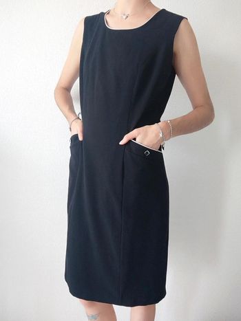 Robe droite poche style année 50 60 vintage / Daxon - 42/XL