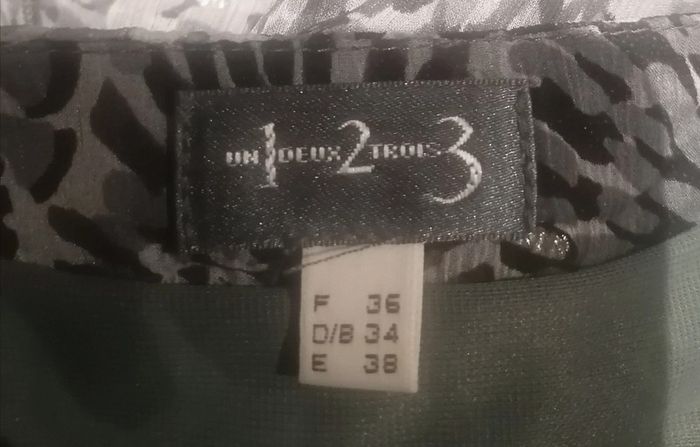 Chemisier / top en soie gris Taille S 1.2.3 - photo numéro 11