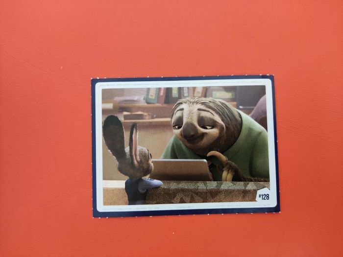 Carte sticker Disney Auchan
