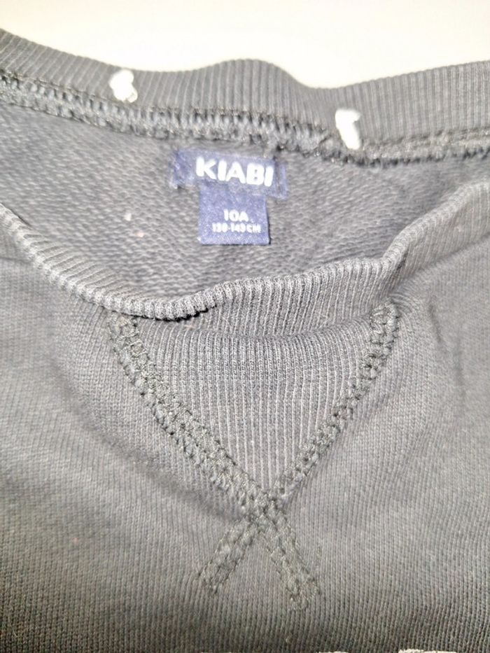Sweat 10 ans noir kiabi garçon - photo numéro 4