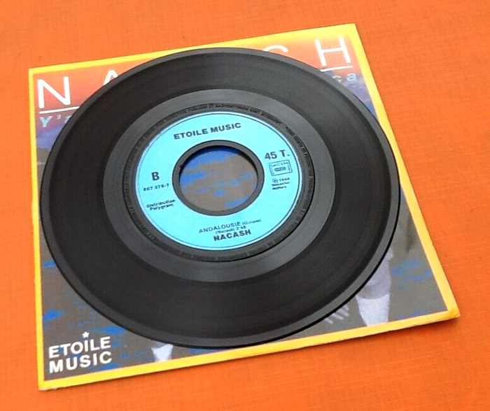 Vinyle 45 tours Nacash (1988) Y' a Des Jours Comme ça - photo numéro 3