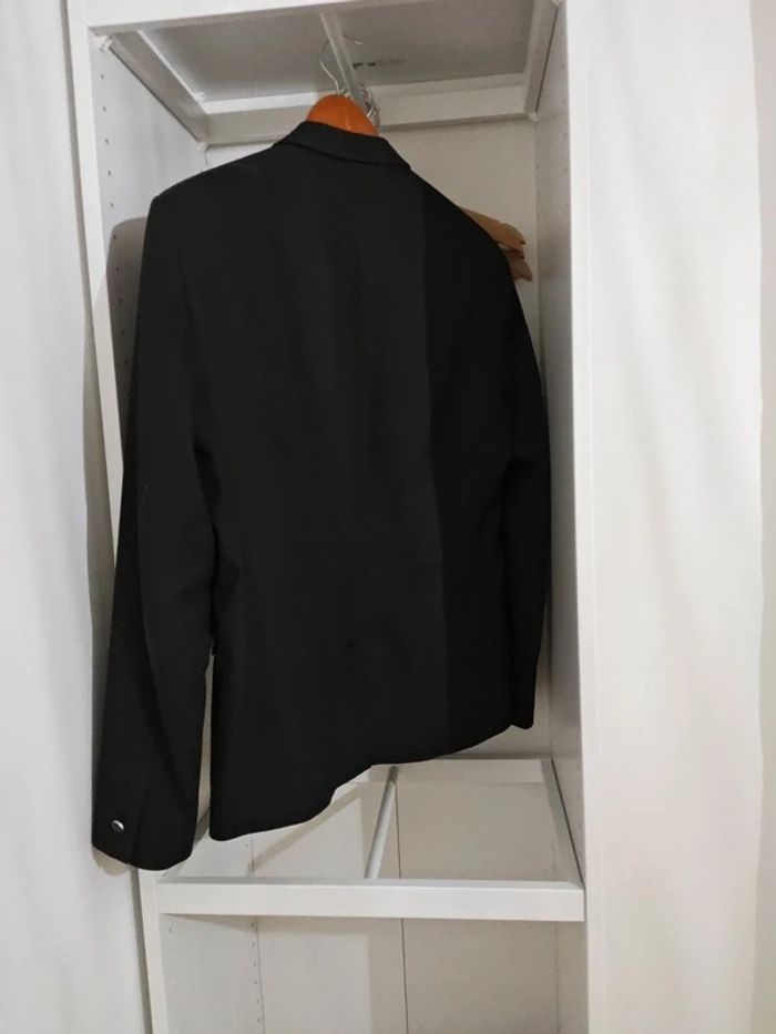 Veste de costume blazer noir marque Devred extra slim fit Taille 50 - photo numéro 2