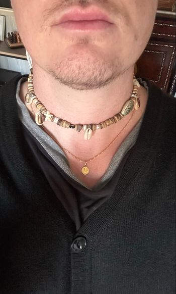 🐚 Collier Style Surf / Bohème – Coquillages & Perles en Bois