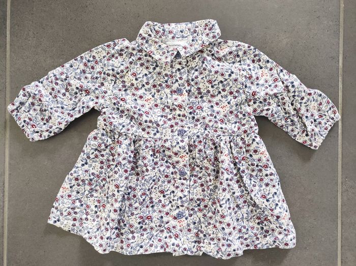 Robe velours bébé fille Lulu castagnette