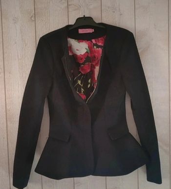 Veste de tailleur évasée noir taille 36