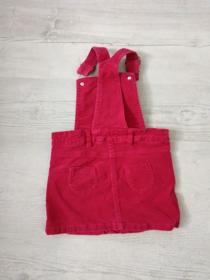 Robe salopette velours 3 ans - photo numéro 4