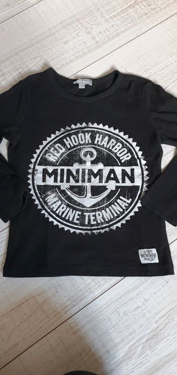 Tee-shirt manches longues miniman 5 ans