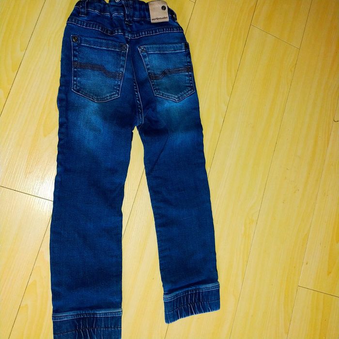 Jean bleu réglable a la taille Vertbaudet 5 ans - photo numéro 6