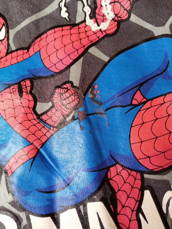 T shirt manche longue Spiderman 8A - photo numéro 4