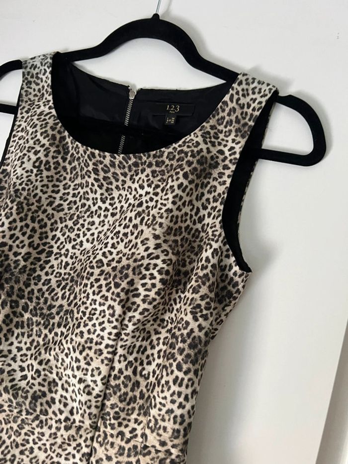 Robe sans manches léopard Taille 36 - photo numéro 3