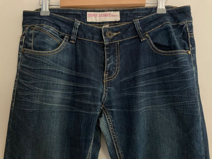 Jean Super Skinny bleu indigo - photo numéro 2