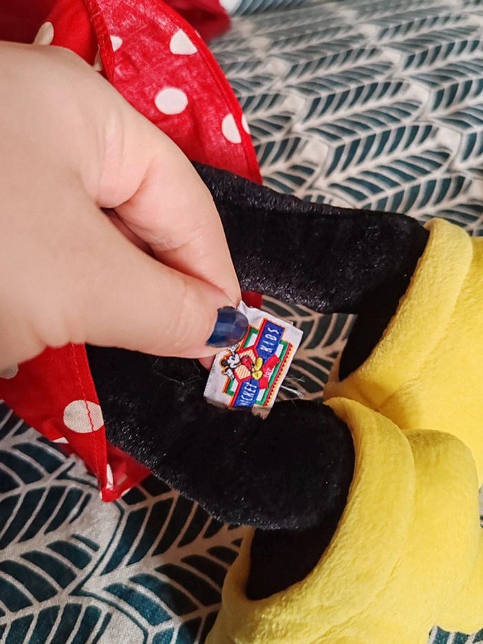 Duo peluches mickey et Minnie - vintages - photo numéro 15