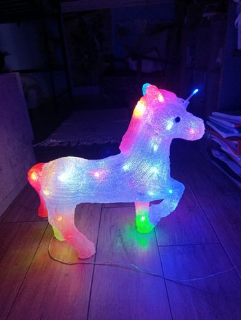 Licorne lumineuse