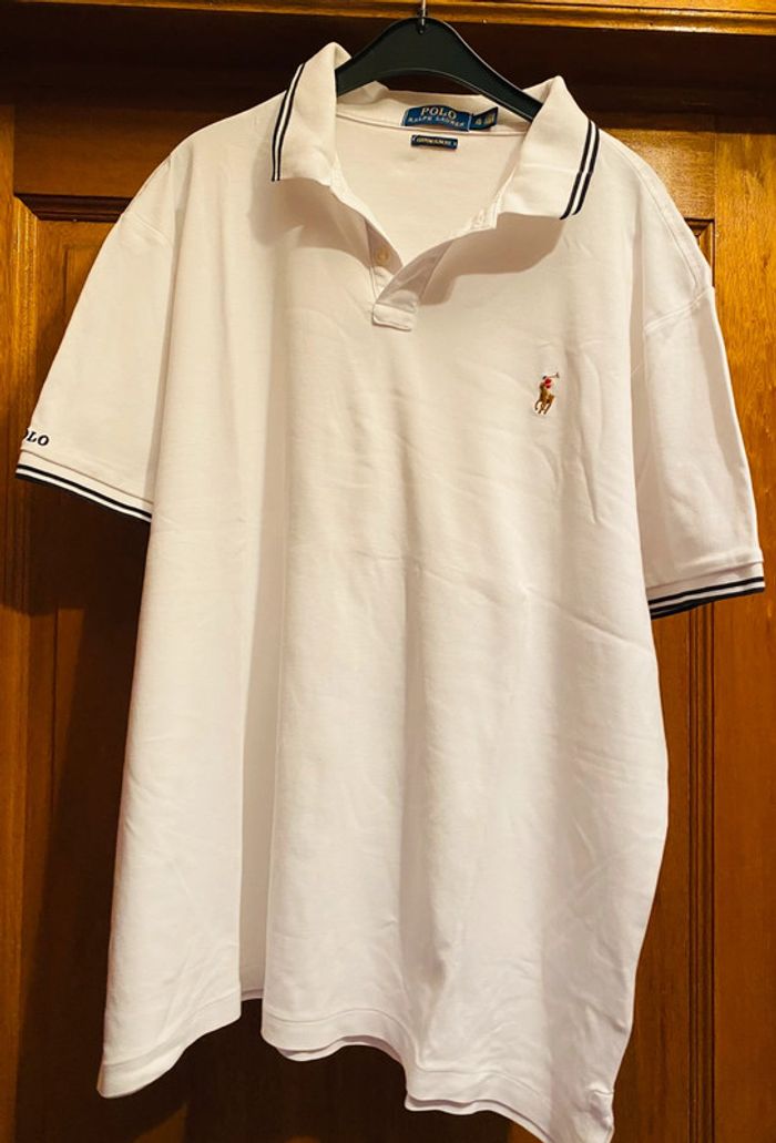 Polo Ralph Lauren blanc - photo numéro 3