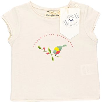 T-Shirt à manches courtes 6 mois en coton bio Arsène et les pipelettes